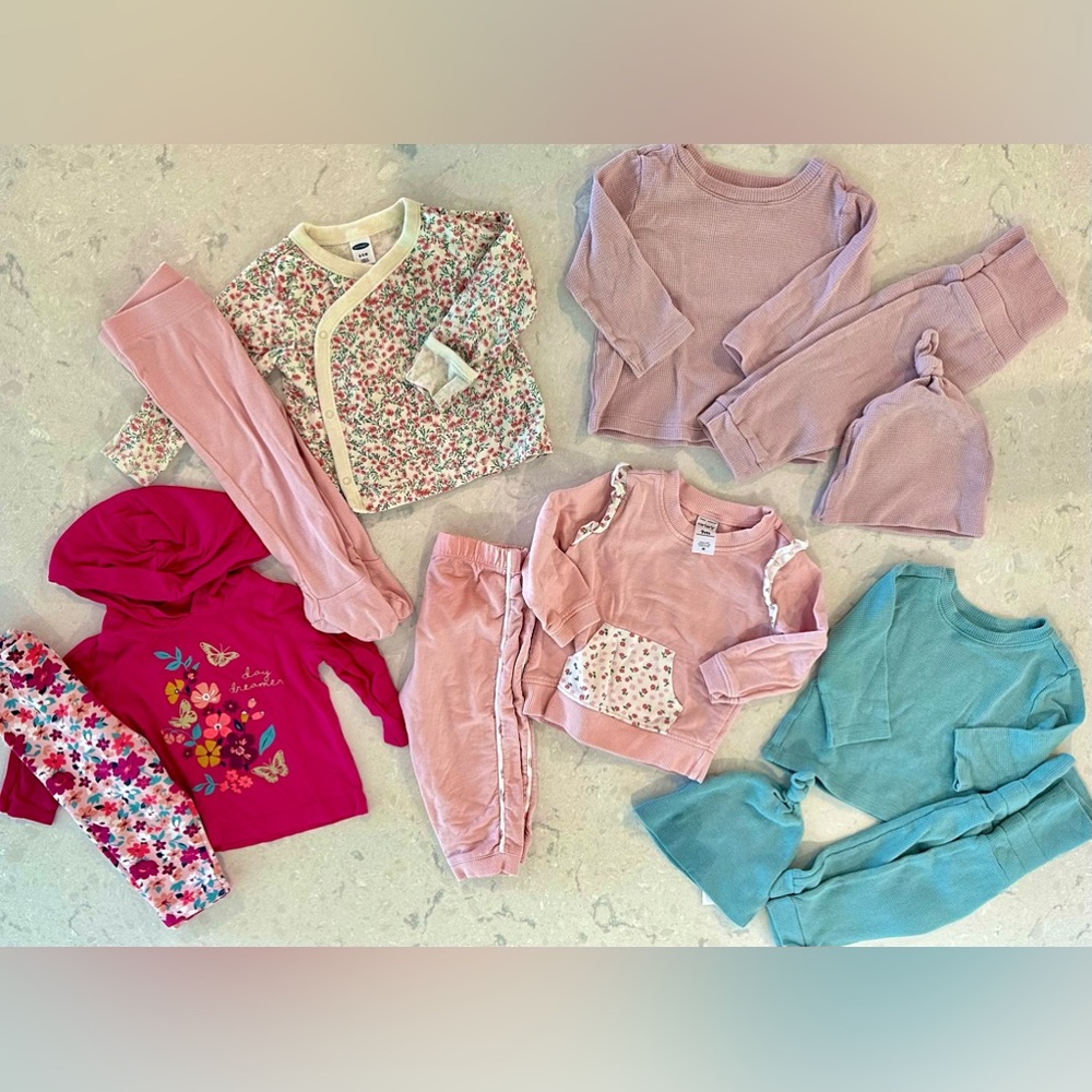 6-9mo Baby Girl Winter Outfit Bundle